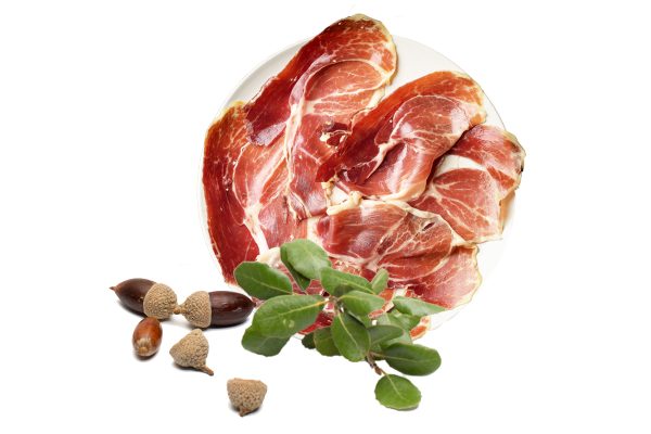 Paleta ibérica procedentes de cerdos alimentados naturalmente y criados en libremente lo que proporciona calidad a su carne